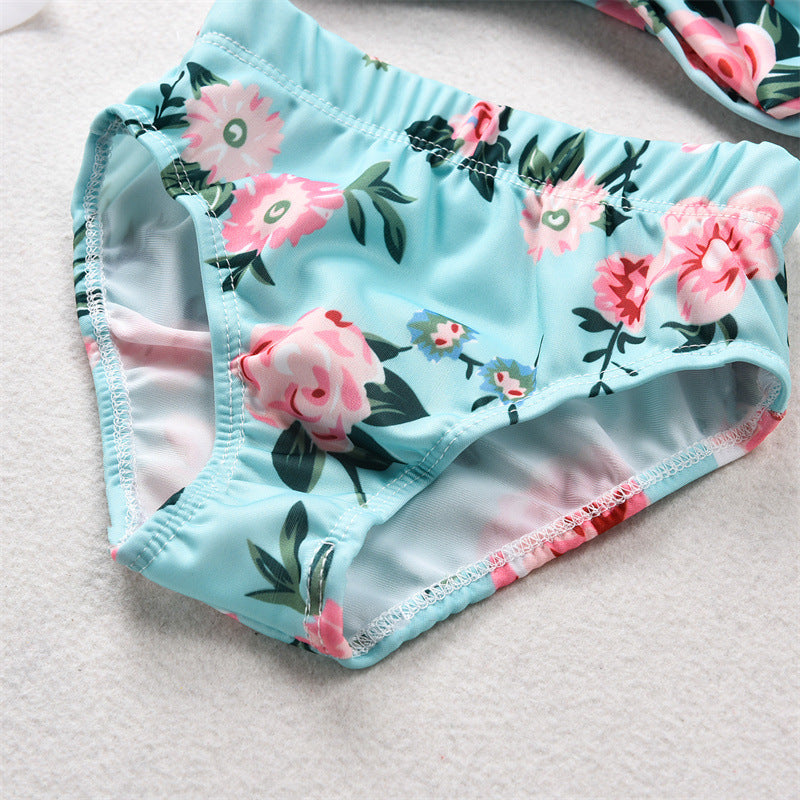 Wholesale Kids Bikini Polyester Swimwear